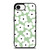 GREEN RETRO FLORAL PATTERN iPhone 16e Case Cover