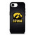IOWA HAWKEYES METAL LOGO iPhone 16e Case Cover