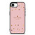 KATE SPADE NEW YORK LOGO PINK GOLDEN POLKADOTS iPhone 16e Case Cover