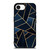 NAVY STONE CERAMIC ABSTRACT iPhone 16e Case Cover