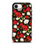 SEAMLESS RED WHITE ROSE PATTERN iPhone 16e Case Cover