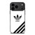 ADIDAS LOGO WHITE CLASSIC STRIPES iPhone 17 Pro Max Case Cover