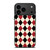 DIAMOND RED BACK PATTERN iPhone 17 Pro Max Case Cover