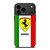 FERRARI ITALI FLAG LOGO iPhone 17 Pro Max Case Cover