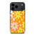 FLOWER POWER ORANGE PATTERN iPhone 17 Pro Max Case Cover