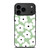 GREEN RETRO FLORAL PATTERN iPhone 17 Pro Max Case Cover