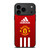 MANCHESTER UNITED FC ADIDAS STRIPES iPhone 17 Pro Max Case Cover