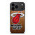 MIAMI HEAT WOODEN LOGO NBA iPhone 17 Pro Max Case Cover