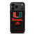 MIAMI HURRICANES UM ADIDAS iPhone 17 Pro Max Case Cover
