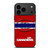 MONTREAL LES CANADIENS STRIPED LOGO iPhone 17 Pro Max Case Cover