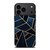 NAVY STONE CERAMIC ABSTRACT iPhone 17 Pro Max Case Cover