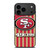 SAN FRANCISCO 49ERS AMERICAN FLAG iPhone 17 Pro Max Case Cover