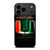 UM MIAMI HURRICANES NFL iPhone 17 Pro Max Case Cover