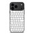 WHITE KEYBOARD PATTERN iPhone 17 Pro Max Case Cover