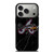ATLANTA BRAVES BLACK MARBLE LOGO iPhone 17 Pro Case Cover