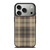 BROWN TARTAN PLAID PATTERN iPhone 17 Pro Case Cover