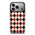 DIAMOND RED BACK PATTERN iPhone 17 Pro Case Cover