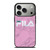 FILA SPORT PINK MARBLE LOGO iPhone 17 Pro Case Cover