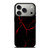 RED NEON LIGHTNING PATTERN iPhone 17 Pro Case Cover