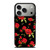 SEAMLESS RED ROSE PATTERN iPhone 17 Pro Case Cover