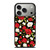 SEAMLESS RED WHITE ROSE PATTERN iPhone 17 Pro Case Cover
