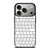 WHITE KEYBOARD PATTERN iPhone 17 Pro Case Cover