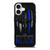 BLUE LINE POLICE WARRIOR SKULL iPhone 17 Case Cover