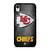 KANSAS CITY CHIEFS METAL LOGO iPhone XR Case Cover