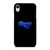 LOS ANGELES RAMS NEON BLUE LOGO iPhone XR Case Cover