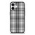 GREY CHECK FABRIC TEXTURES iPhone 17 Case Cover