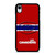MONTREAL LES CANADIENS STRIPED LOGO iPhone XR Case Cover