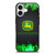 JOHN DEERE TRACTOR LOGO GREEN FIRE iPhone 17 Case Cover