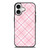 LIGHT PINK PLAID PATTERN iPhone 17 Case Cover