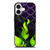 MALEFICENT GREEN FLAMES PATTERN iPhone 17 Case Cover