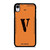 OFF WHITE V LONE LOGO iPhone XR Case Cover