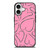 PINK LOVE BRUSHES PATTERN iPhone 17 Case Cover