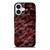 RED BLACK TIE DYE PATTERN iPhone 17 Case Cover