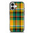 YELLOW GREEN TARTAN PATTERN iPhone 17 Case Cover