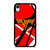 VAN HALLEN RED ABSTRACT LOGO iPhone XR Case Cover