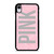 VICTORIA'S SECRET PINK SPARKLE LOGO iPhone XR Case Cover