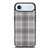 GREY TARTAN PLAID PATTERN iPhone Air Case Cover