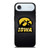 IOWA HAWKEYES METAL LOGO iPhone Air Case Cover