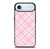 LIGHT PINK PLAID PATTERN iPhone Air Case Cover