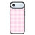PINK PLAID PATTERN iPhone Air Case Cover
