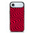 WAVY RED PATTERN iPhone Air Case Cover