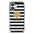 KATE SPADE NEW YORK GOLD LOGO STRIPES PATTERN iPhone 17 Case Cover