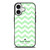 KATE SPADE NEW YORK LOGO GREEN CHEVRON PATTERN iPhone 17 Case Cover