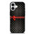 LOUIS VUITTON LV LOGO PATTERN RED RIBBON iPhone 17 Case Cover
