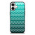 OMBRE TEAL CHEVRON iPhone 17 Case Cover