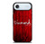 DIAMOND SUPPLY CO WOODEN RED iPhone Air Case Cover